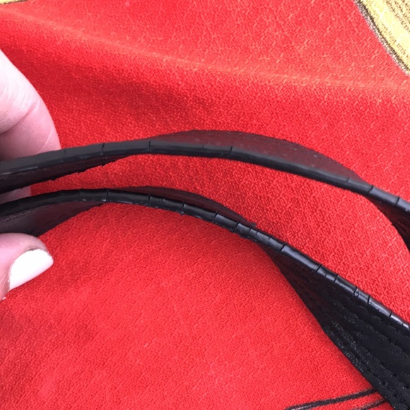 Michael Kors Large Shoulder tote Black soft leather Delancy bag Gold tone chains - Picture 16 of 16